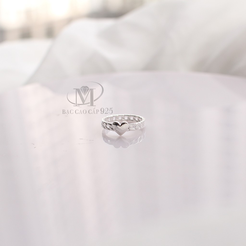Nhẫn bạc 925 full đá sáng lấp lánh cá tính đeo ngón nào cũng hợp mang lại vẻ đẹp cuốn hút và nổi bật-Trang Sức Bạc MJ
