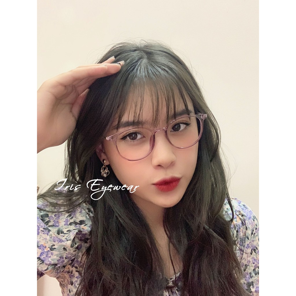 Gọng kính tròn nhựa dẻo càng TR90 - 8148 nhiều màu Iris eyewear 2021