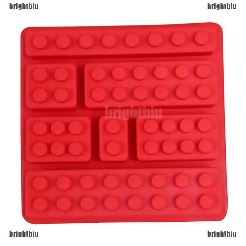 Khuôn silicone Hình lego Vuông Làm Sô Cô La / Đá