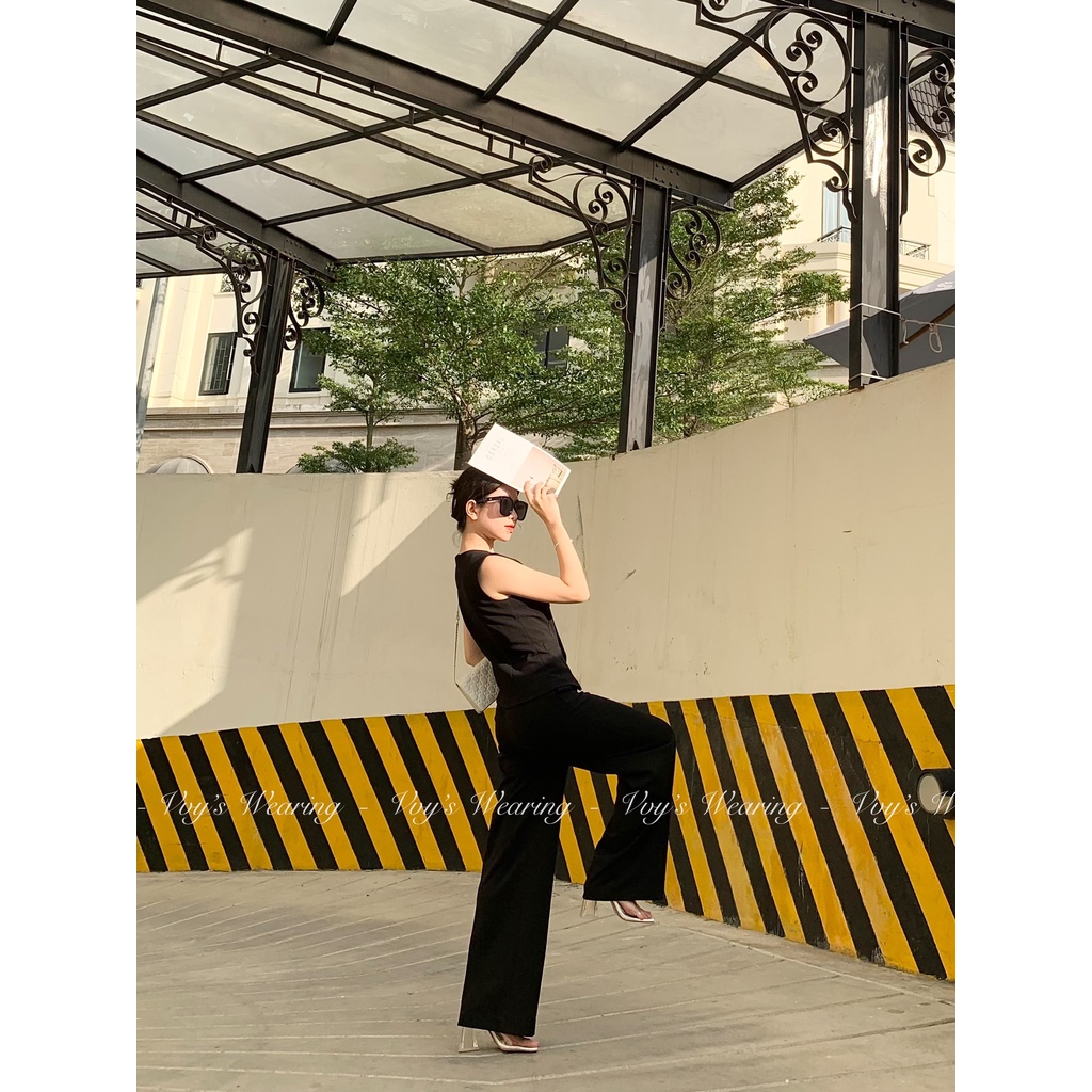 Set áo ghile quần suông