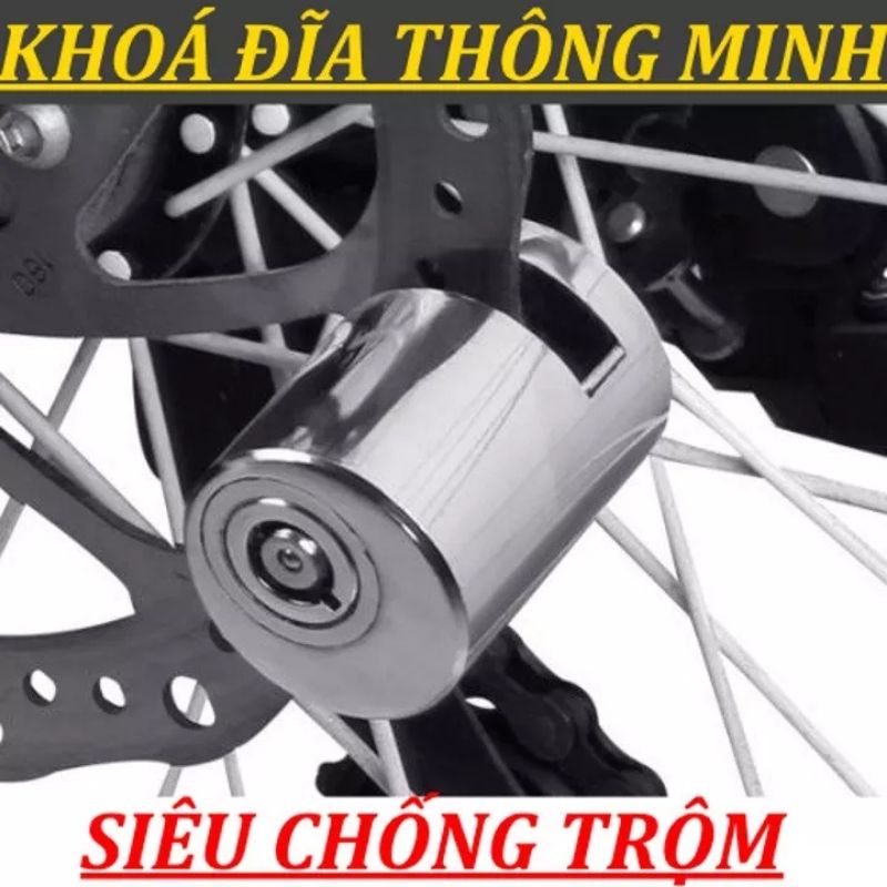 GIÁ TỐT - Khoá Phanh Thắng Đĩa Xe Máy Chất Liệu Inox Nguyên Khối Chịu Lực An Toàn Thông Minh