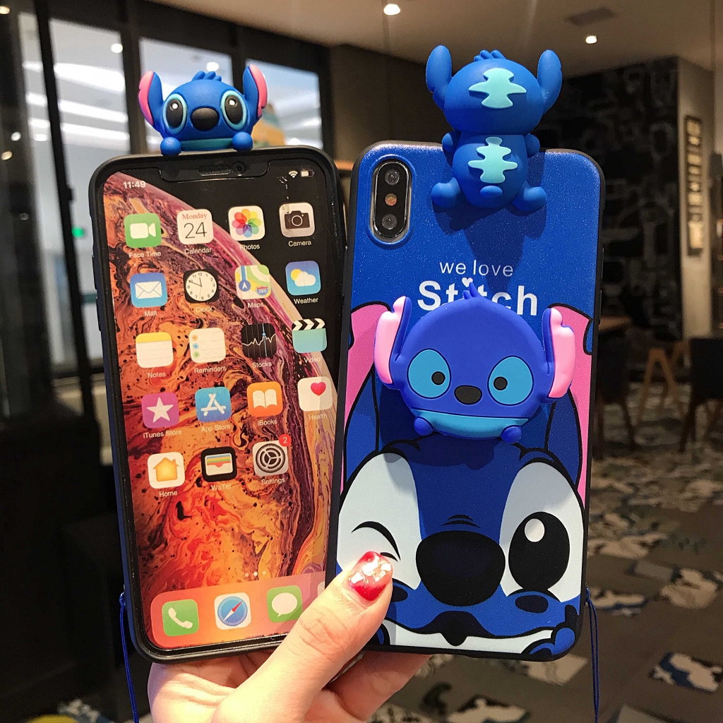 Ốp điện thoại họa tiết hoạt hình Stitch dành cho OPPO A3S A7 A9 A37 A5S A57 A71 F1S F7 F5 F3 F9 F11 PRO R17 R15 R9S R11