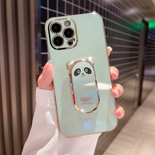 Ốp iPhone Hình Gấu Trúc 3D Chống Sốc Cho iPhone 11,12,13 và 11,12,13promax