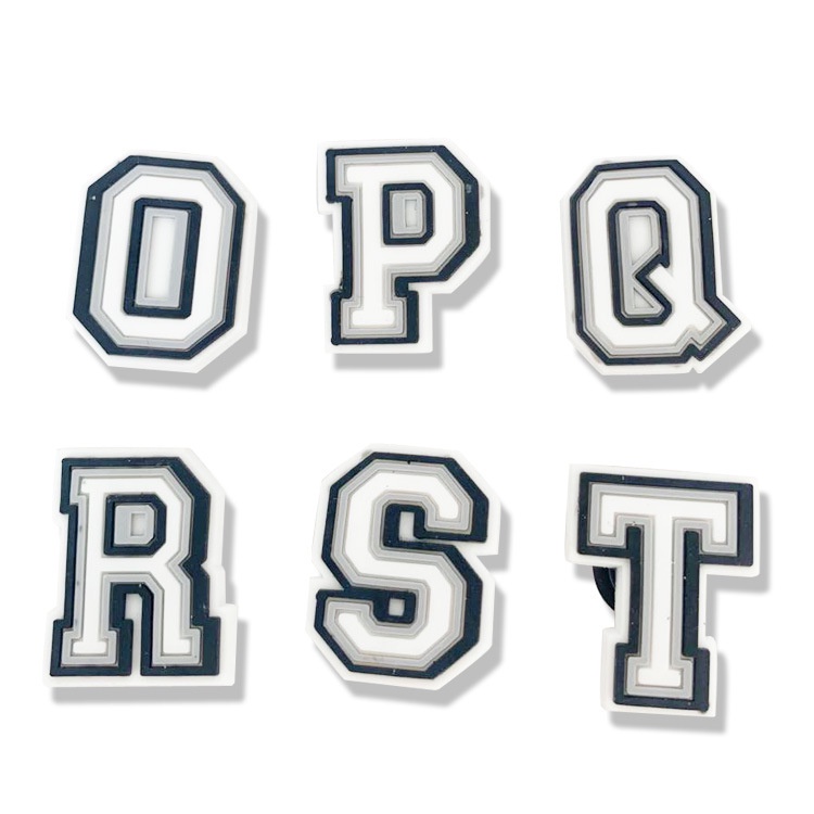 Phụ kiện chữ cái A-Z trang trí dép crocs chất liệu pvc 1000 mẫu tùy chọn làm quà tặng cho trẻ em