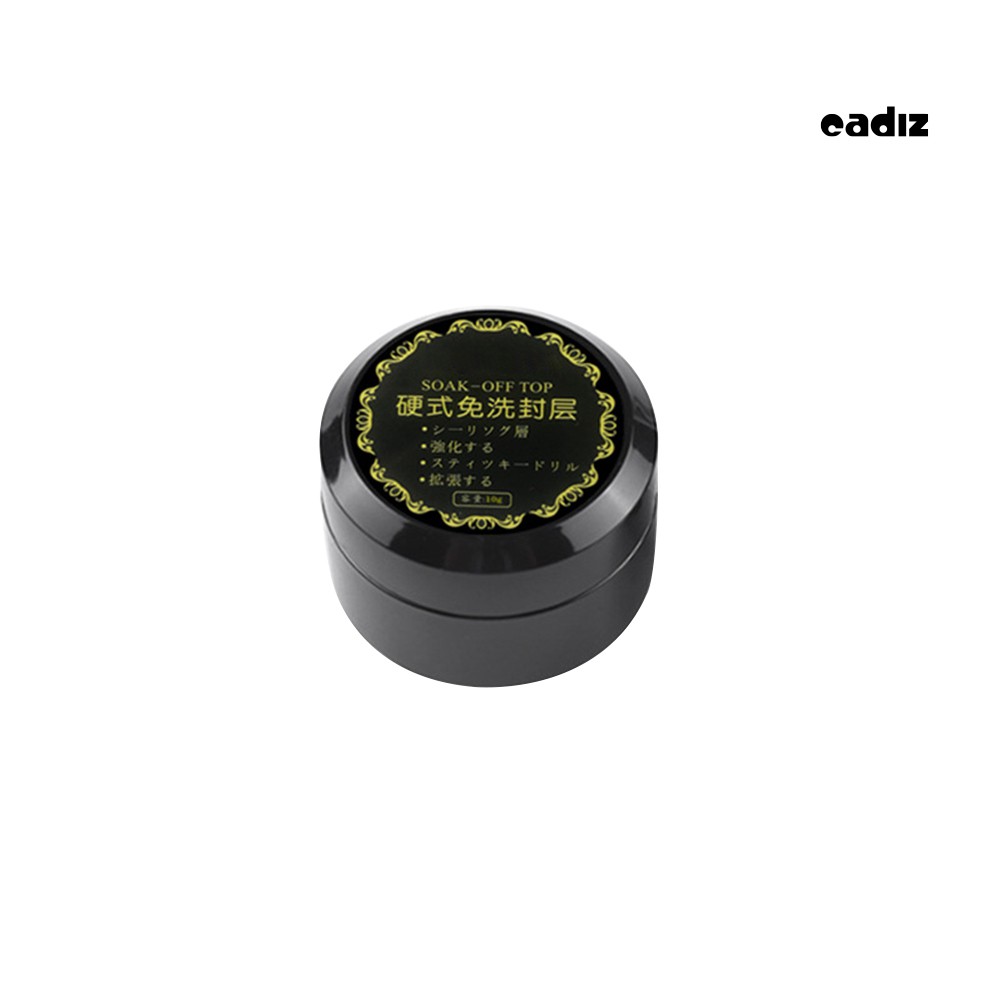 Lọ sơn phủ bóng trong suốt 10/20g trang trí móng nghệ thuật tiện dụng