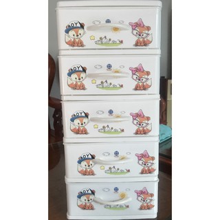 Tủ mini 3-4-5-6 tầng màu Trắng