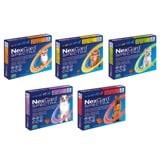 🐕‍🦺🐶🐕 Nexgard Spectra - Viên nhai vị thịt bò, loại bỏ ve rận, ghẻ (demodex, sarcoptes), giun tròn, giun tim trên chó