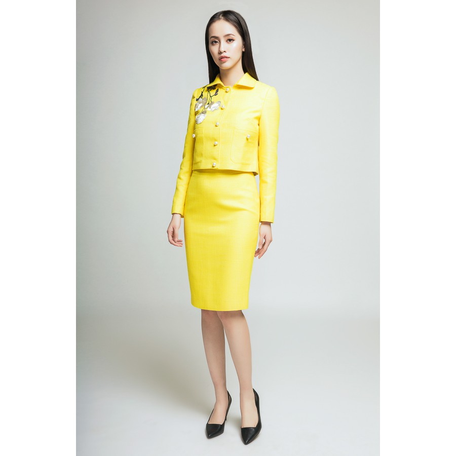 [NHẬP WABRTL5 GIẢM 10% TỐI ĐA 50K ĐH 250K ]Áo khoác nữ cổ đức dáng ngắn IVY moda MS 67M2751