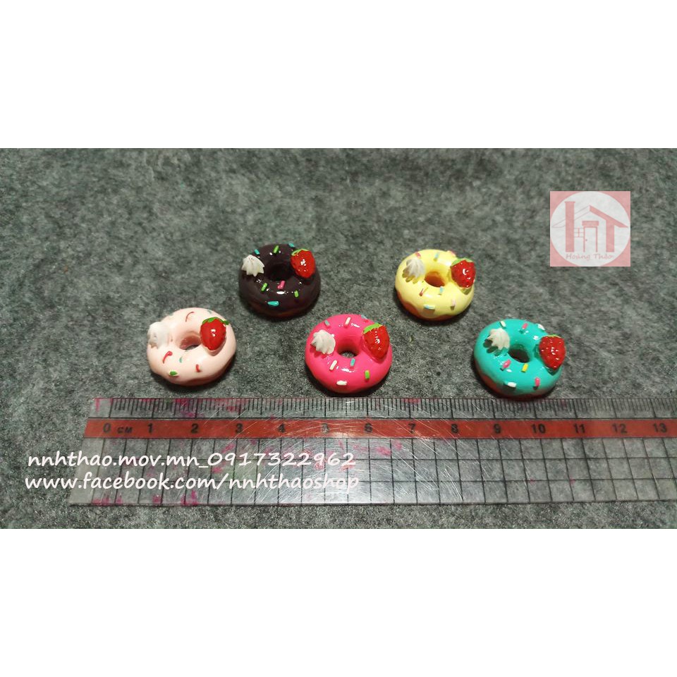 Charm, dollhouse_donut trang trí mô hình, tiểu cảnh