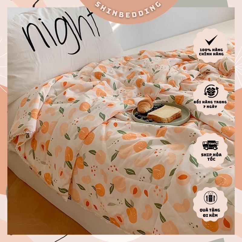 shinbedding_Chăn Thun Lạnh Hàn Quốc Siêu Xinh Mềm Mát