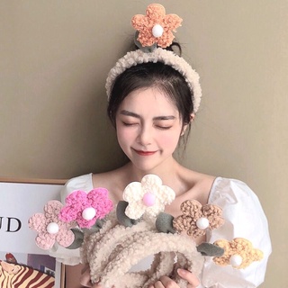 Băng đô cài tóc hình bông hoa phong cách Hàn Quốc