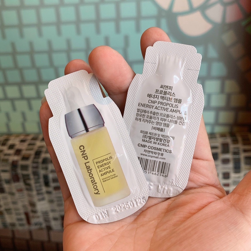 Gói Tinh Chất Keo Ong  Propolis Energy Ampule CNP Laboratory 1ml date 2025