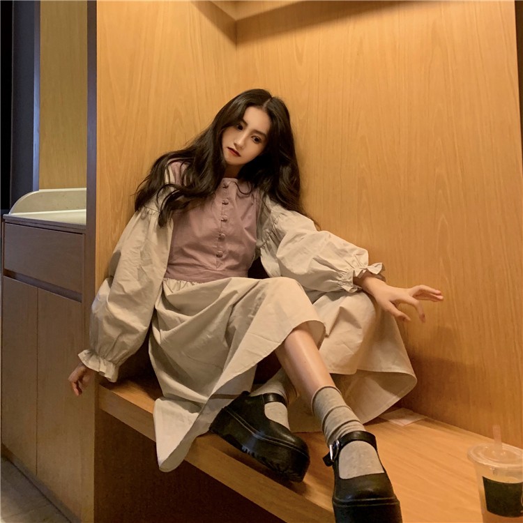 Sale 70% Đầm nữ phong cách trẻ trung và dịu dàng , picture color,one size Giá gốc 950,000 đ - 83B44-1