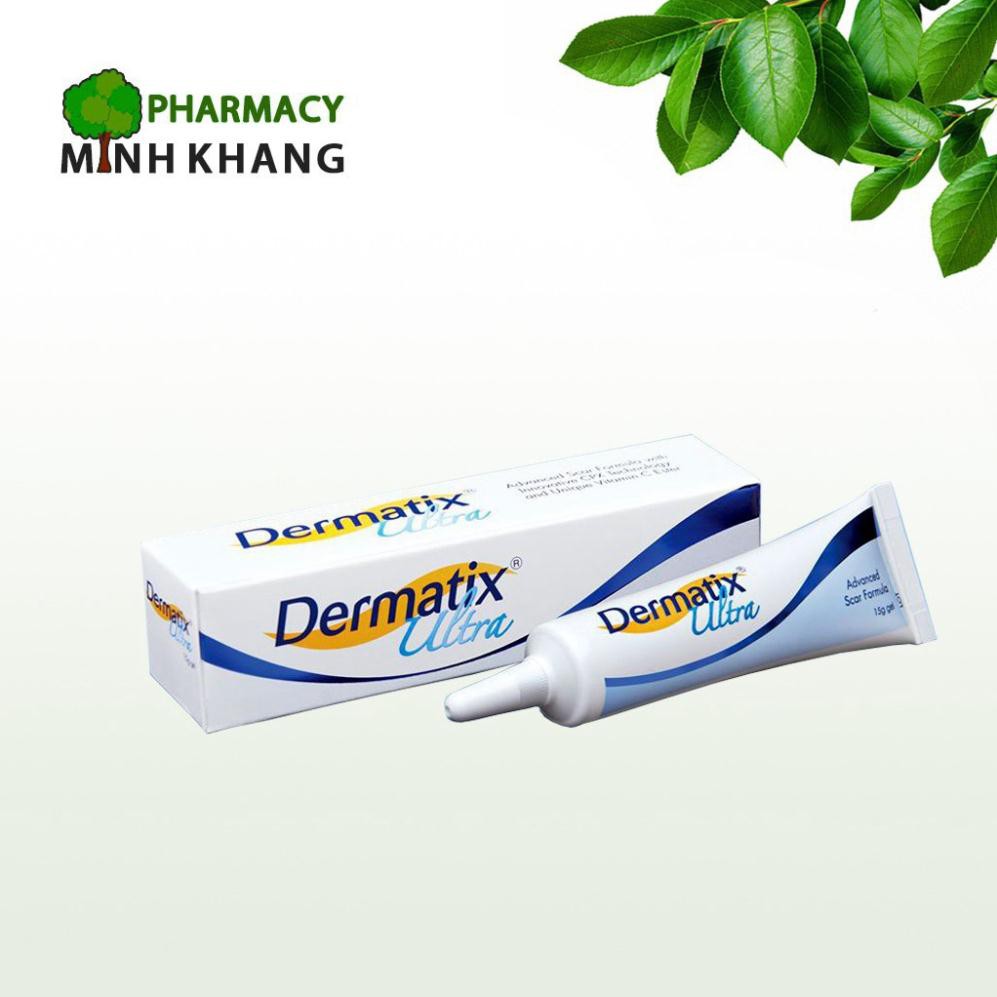 [CHẤT LƯỢNG] [HÀNG CHÍNH HÃNG] Kem lành sẹo lồi – sẹo thâm lâu năm Dermatix Ultra chai 15g và 7g [HÀNG TỐT]