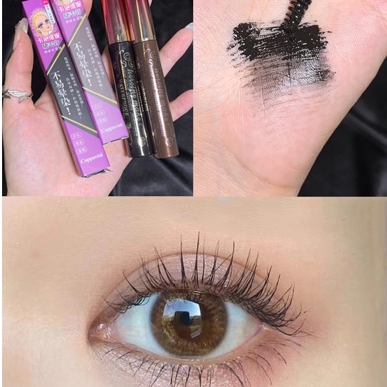 Mascara Cappuvini Uốn Mi Nâng Mi và Làm Dày Mi