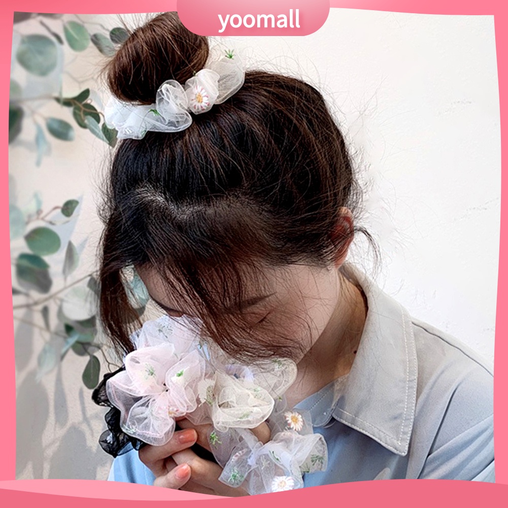 Set 3 Dây Buộc Tóc Co Giãn Thời Trang Cho Nữ