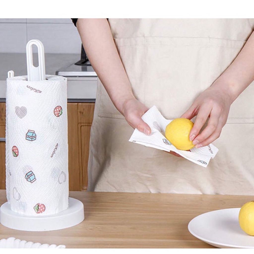 Giấy lau đa năng , giấy  lau bếp đa năng dạng cuộn màu trắng