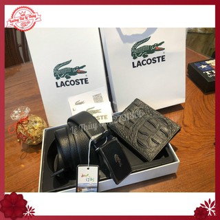 SALE SỐC Set Quà Tặng Ví + Thắt Lưng Nam, Combo Dây Lưng Kèm Ví Da Cao Cấp Dành Cho Nam, Full Box + Túi Giấy Lịch Sự