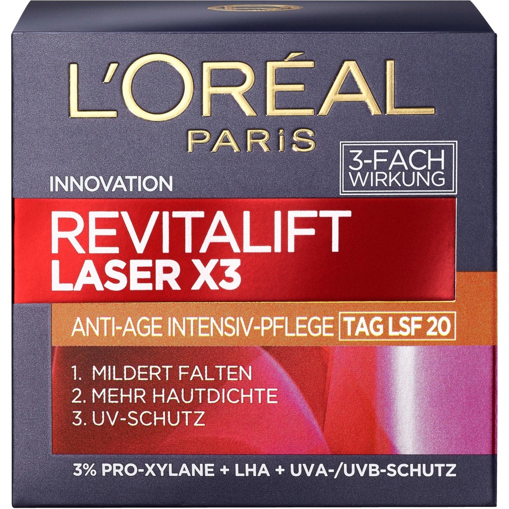 Kem dưỡng da nâng cơ L'oreal Revitalift Laser X3 xóa nếp nhăn.