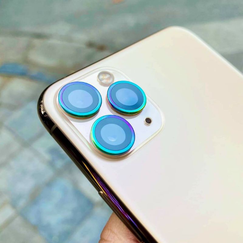 Dán bảo vệ từng mắt Camera iPhone 14 pro max 13 pro max 12 Pro Max 11 Pro Max 7 màu sắc cầu vồng titan