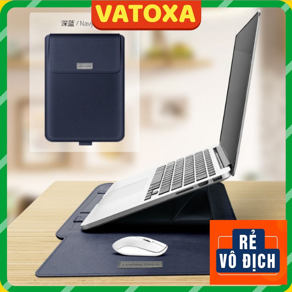 Túi Chống Sốc Túi Đựng Laptop Macbook iPad 15,6 inch, 14 inch, 13 inch 12 inch kiêm đế tản nhiệt cao cấp chống thấm nước