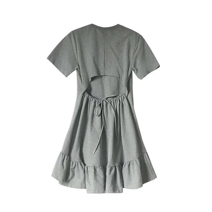 Đầm phối bèo xinh xắn dành cho nữ