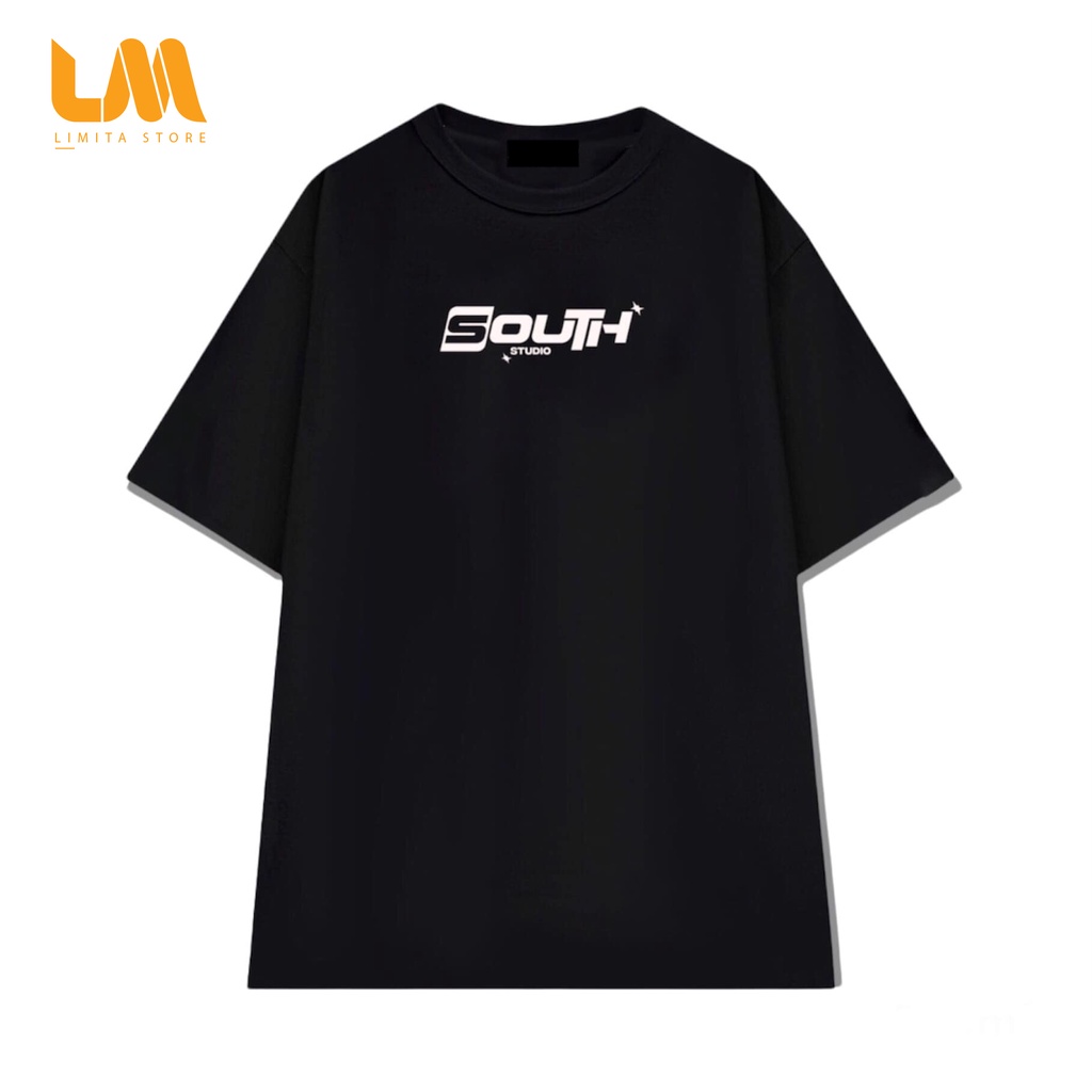 Áo Thun UNISEXX SIGNATURE TEE SOUTH, Áo Thun Tay lỡ nam nữ, áo phông unisex from rộng OversizeLimita Store-