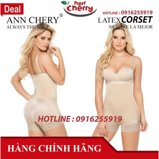 Bộ body suit Ann Chery 4013 Women Compression Girdle - màu trắng kem