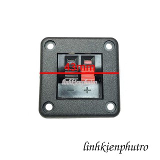 Combo 2 cái trạm loa kẹp vuông 43mm