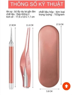 Dụng cụ lấy ráy tai có đèn
