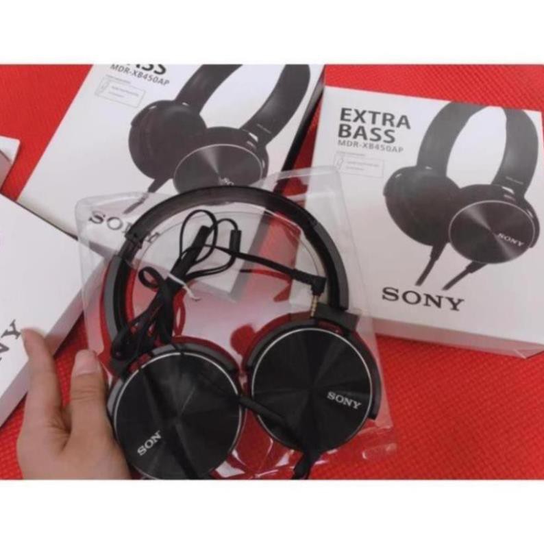 Tai Nghe Chụp Tai Có Mic ️🎧NGHE CỰC THÍCH️🎧 Tai Nghe Sony Extra Bass 450AP - BH 3 Tháng