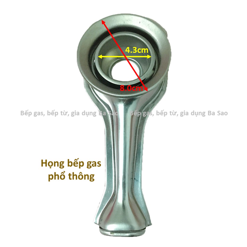 Họng Bếp Gas Phổ Thông Dành Cho Tất Cả Các Loại Bếp Gas (Điếu Bếp Gas Phổ Thông Inox)