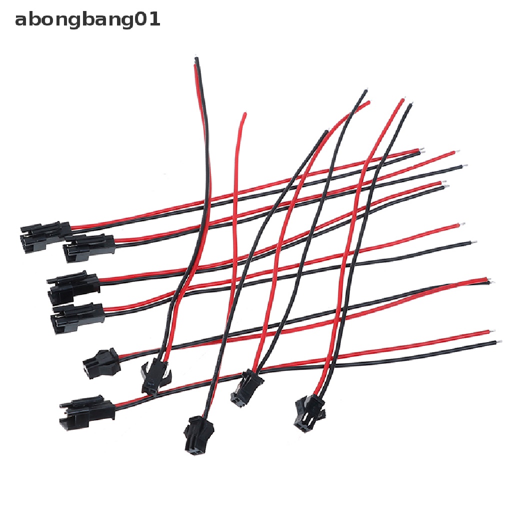 10 Đầu Nối Dây Điện Dài 15cm JST SM 2pins