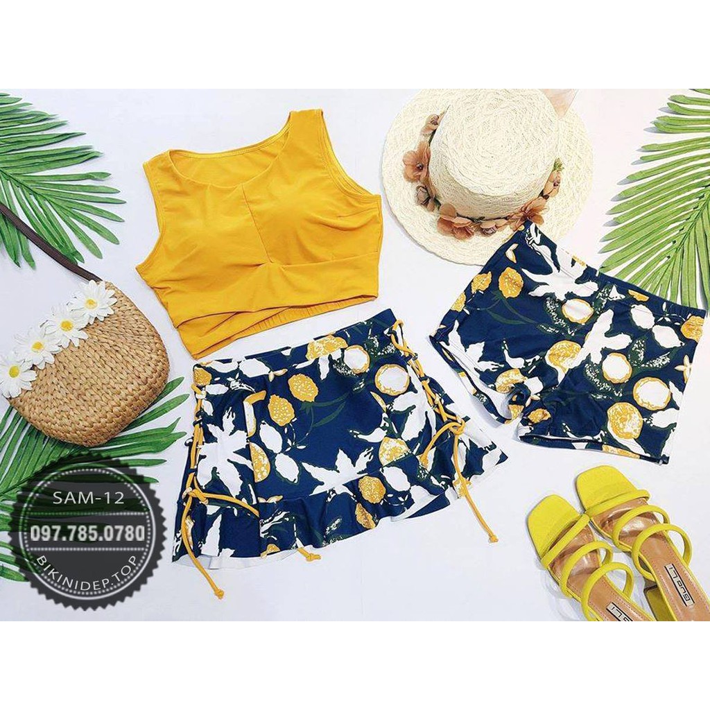 Bộ đồ bơi ba mảnh thời trang