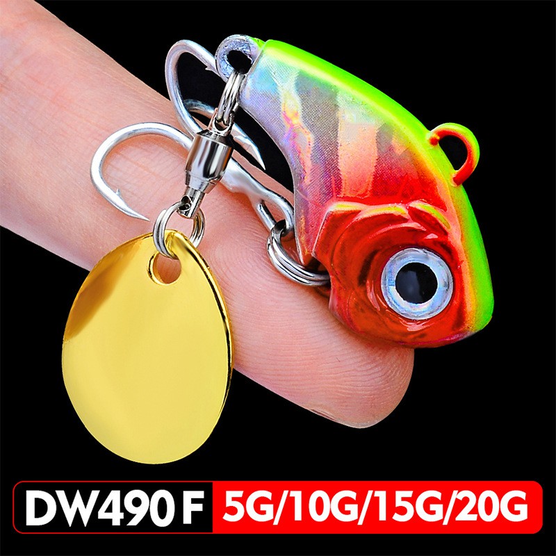 Mồi Câu Lure Cá Giả_Mồi Lure Cá Sắt Đuôi Xoay 3D _ Lure _15