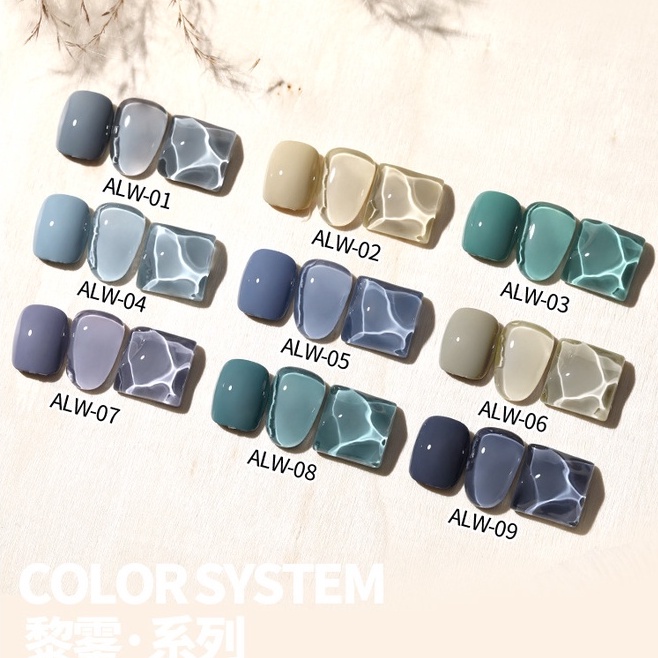 Sơn Gel AS RED | Mã ALW | Xanh Rêu