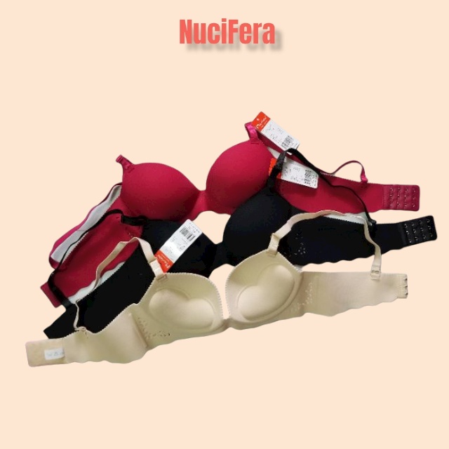 Áo lót đúc đệm dày Push up không gọng mút kép xuất Nhật 6300 _NuciFera