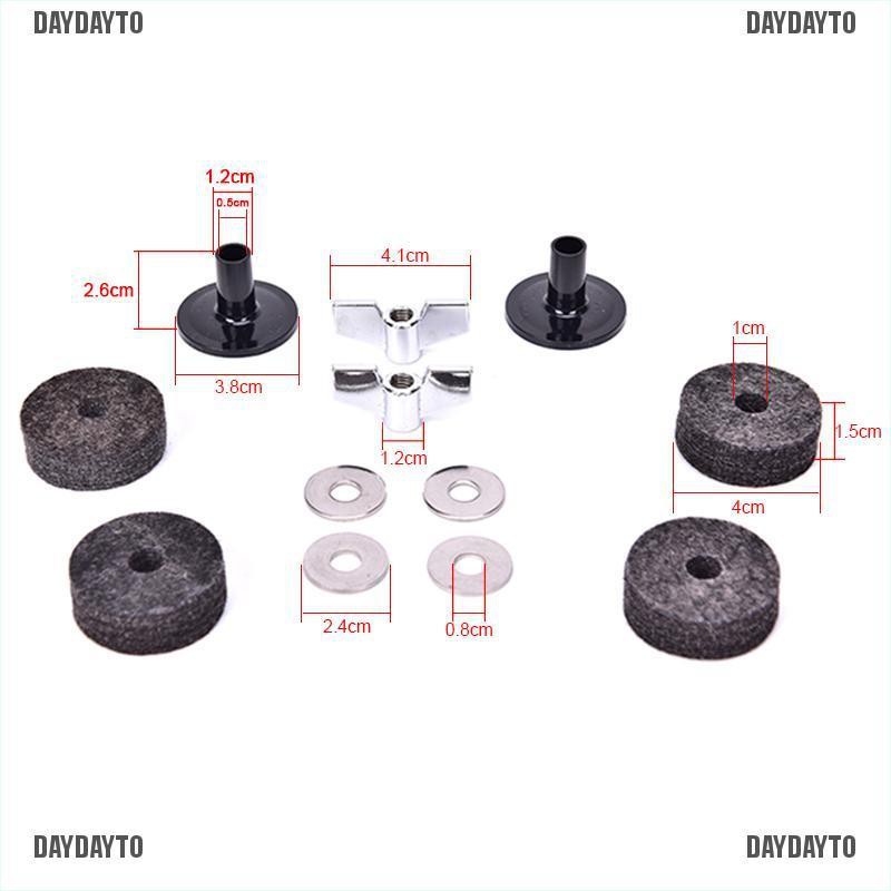 Bộ 12 Phụ Kiện Thay Thế Cho Trống Cymbal