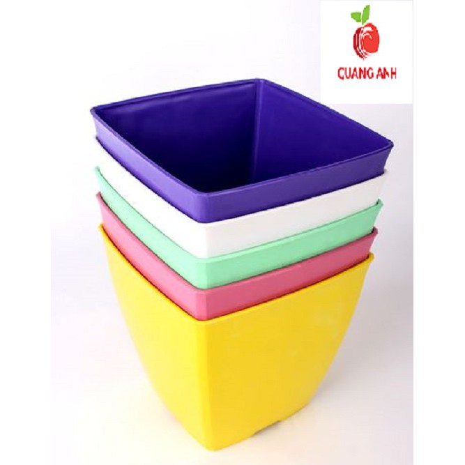 CHẬU NHỰA TRỒNG CÂY V9 - SET 5 CÁI