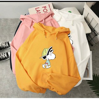 Áo hoodie chó đội mũ chất nỉ bông dày siêu ấm