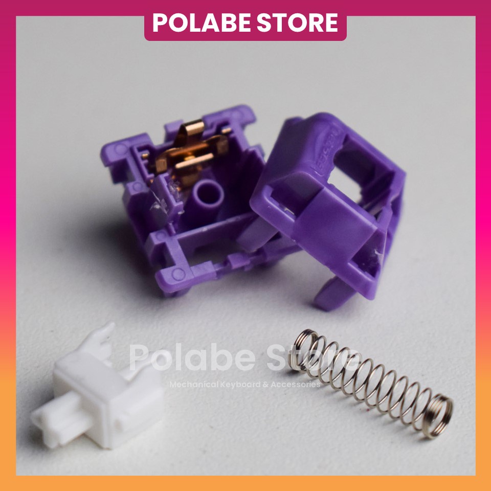 Tecsee Purple Panda Tactile Switches Công Tắc Bàn Phím Cơ - Polabe Store