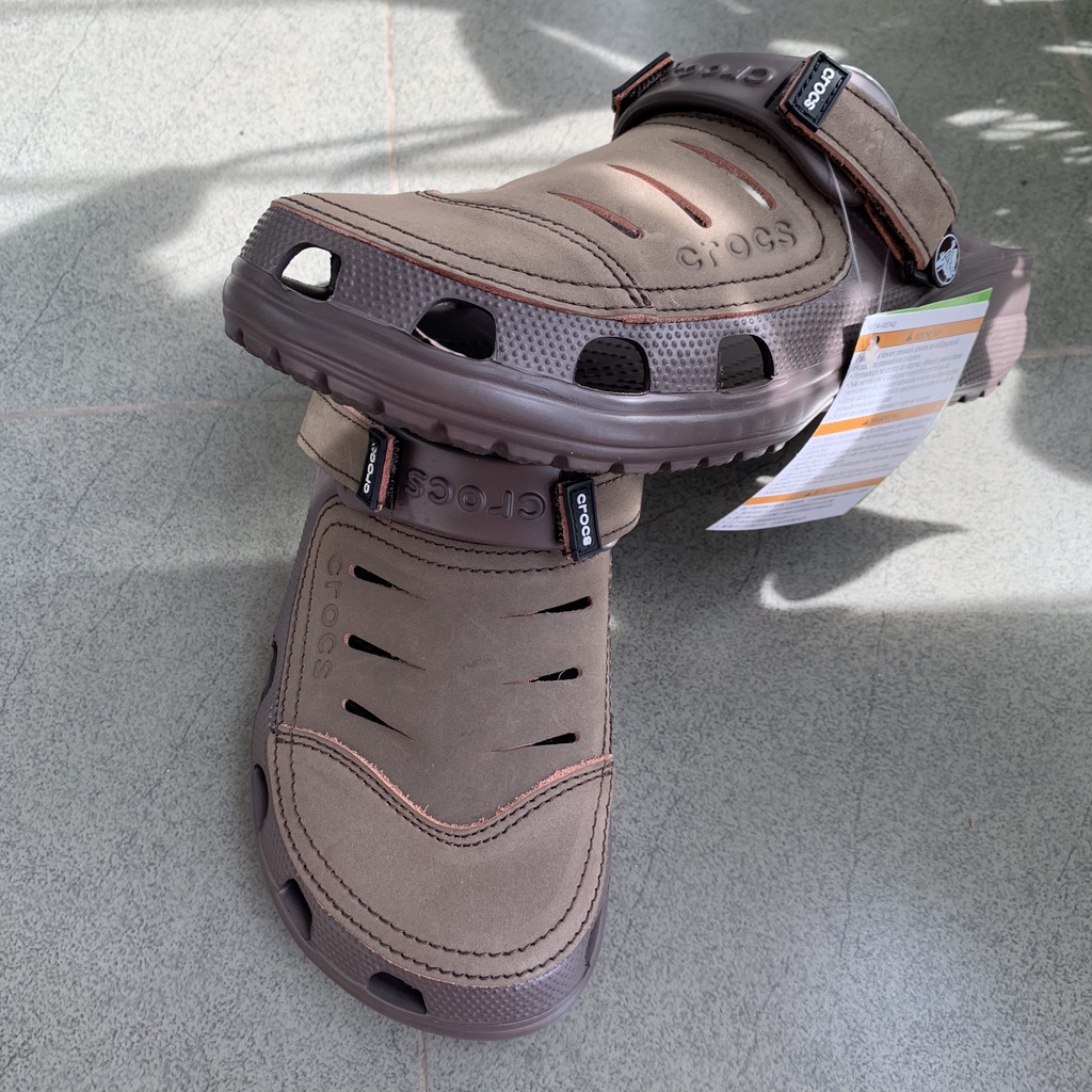 Dép sục đi mưa chống hôi chân Yukon Sport Clog màu Nâu nhạt cho nam | BigBuy360 - bigbuy360.vn