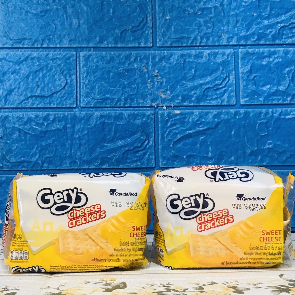 Bánh Quy Phô Mai Gery Cheese Cracker Gói 100g