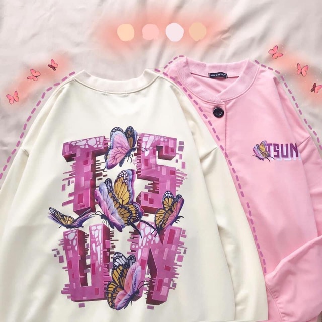 Áo Khoác Cardigan Nút Tay Dài Hoạ Tiết 3D T🦋SUN Ảnh Thật