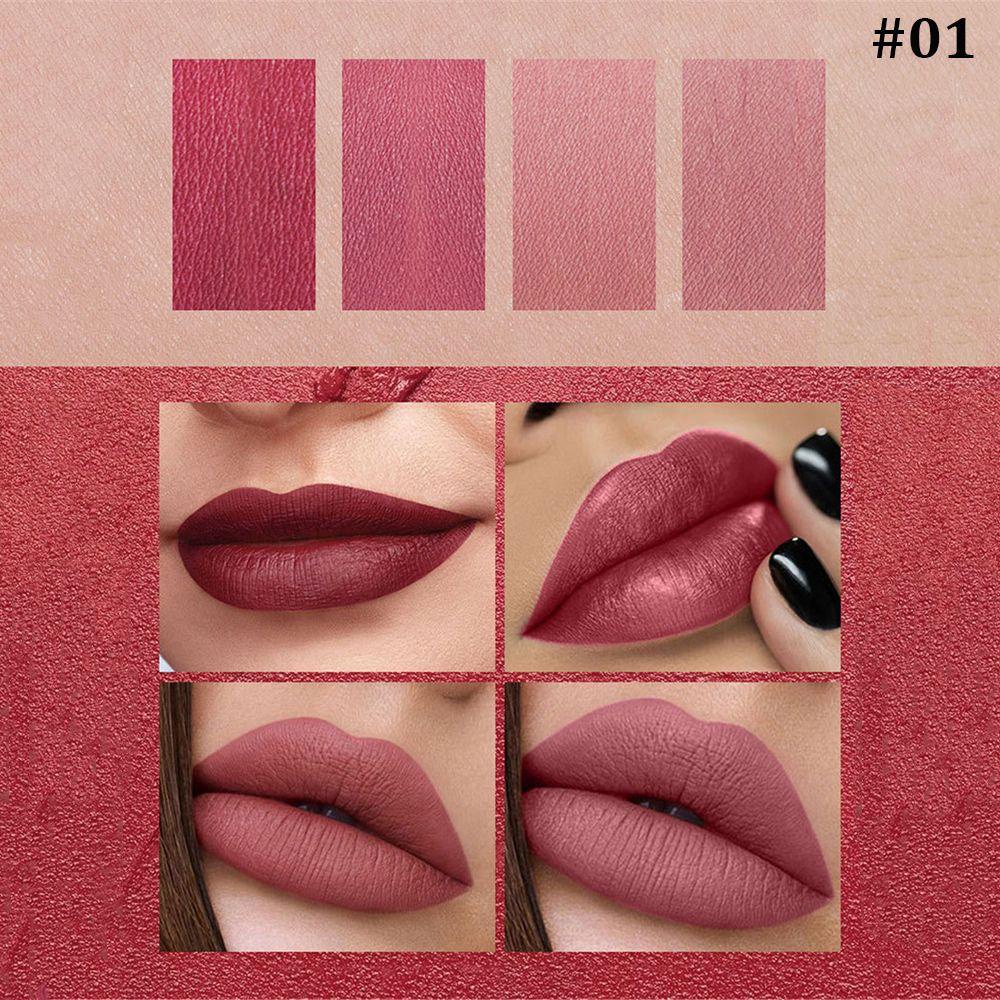 PATH Set 4 Son Môi Chống Dính Cốc Màu Sắc Thay Đổi Theo Nhiệt Độ Độc Đáo