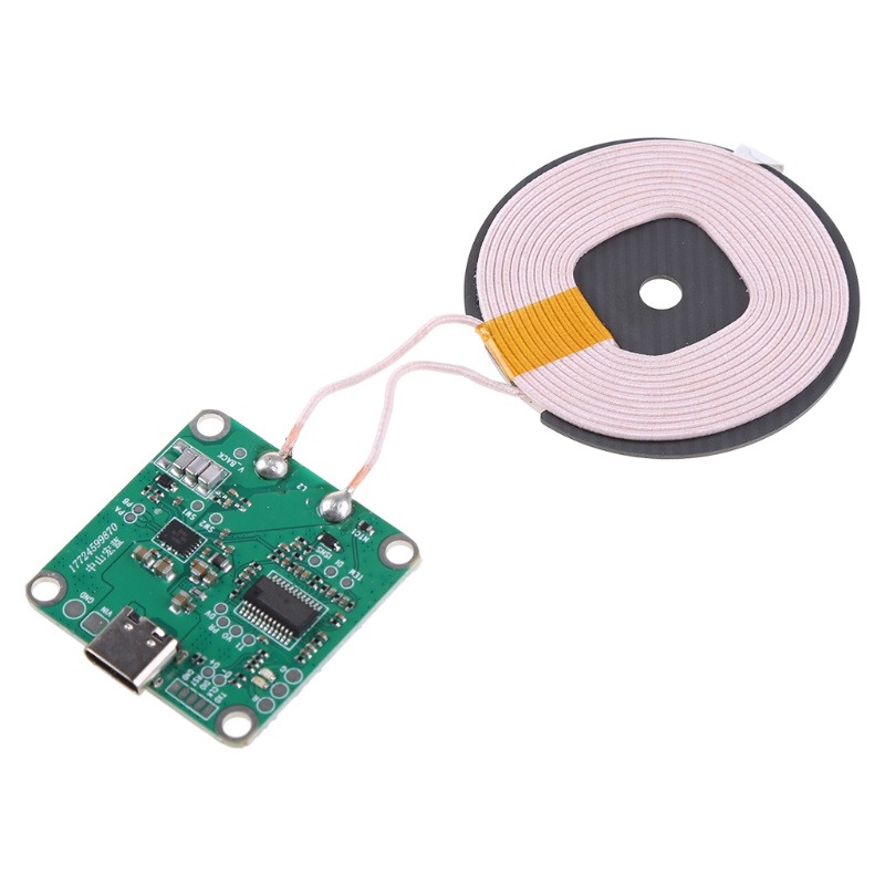 Mô Đun Truyền Phát Tín Hiệu Không Dây Có Đèn LED Và Cổng Type-C 5V - 13 5V Hỗ Trợ Hầu Hết Điện Thoại Di Động