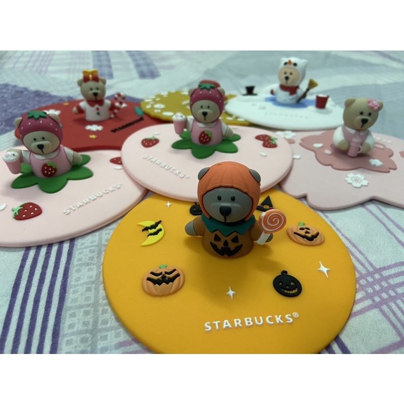 Móc khoá Starbucks - Nắp Starbucks - Đế Lót Ly