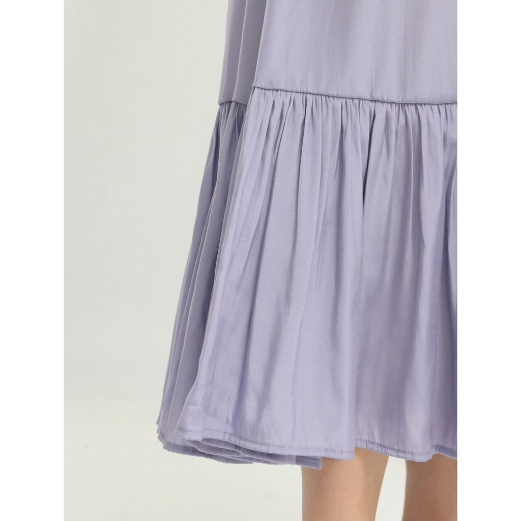 Váy maxi nữ VIỆTBROTHERS trễ vai cổ bèo 231VHU24