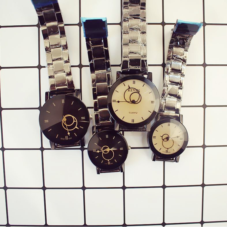 Đồng hồ thời trang nam nữ kevin kim bầu dây inox M21