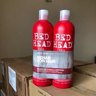 Dầu Gội TiGi Đỏ 750ML/Cặp [Phục Hồi Tóc Hư Tổn]
